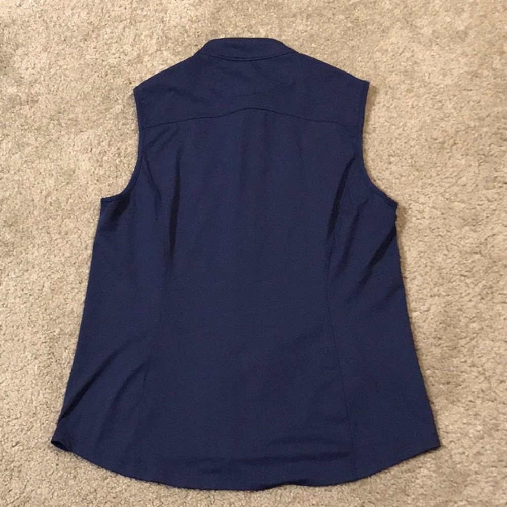 NWOT Clover by Bobby Jones women’s golf full zip vest - XL w AT&T logo - Picture 5 of 5